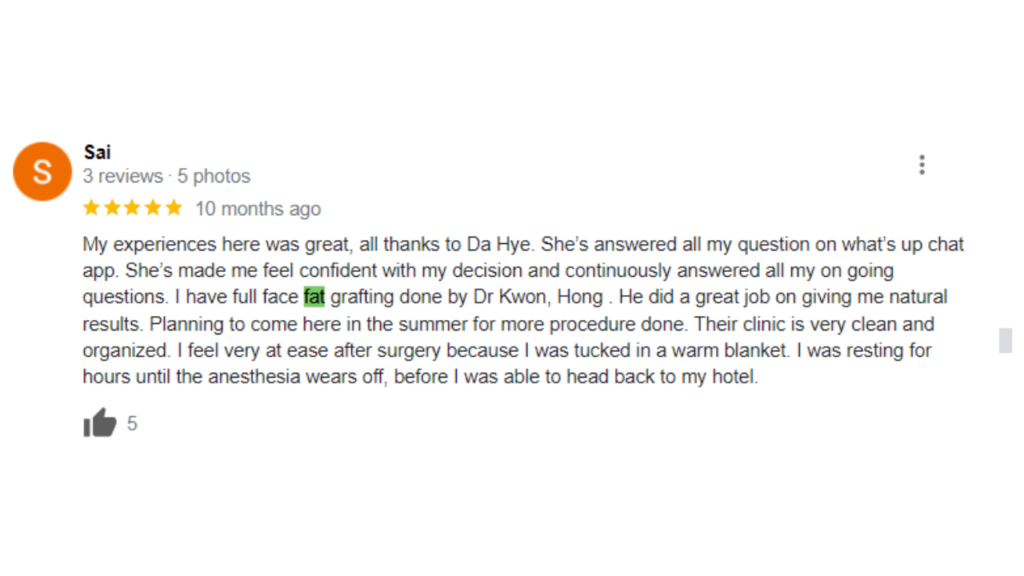 Review About Fat Grafting At JK Plastic Surgery