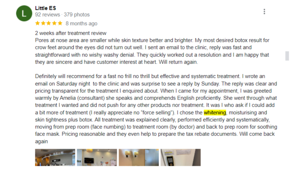 Review About ME Clinic Seoul